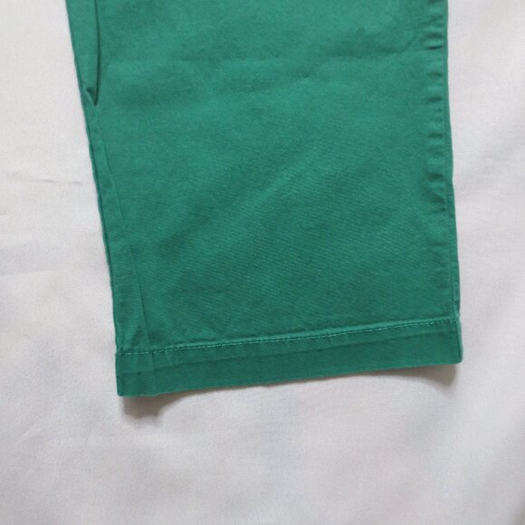 KUT FROM THE KLOTH womens PANTS green CAREER cropped TROUSER holiday SIZE 16 - Picture 2 of 12